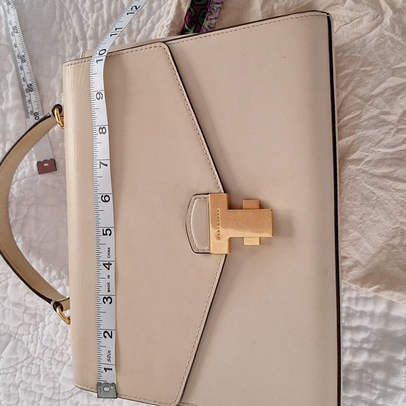 Tory Burch handbag purse crossbody shoulder ivory cream beige - Picture 12 of 15